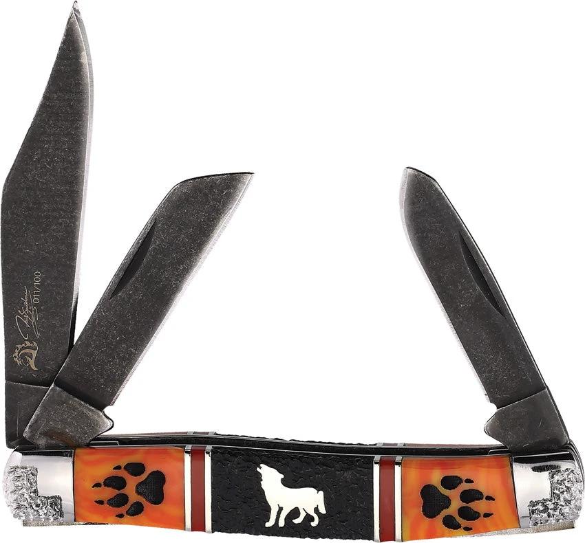 Roper Knives Yellowhorse Wolftrax Stockman RP412 by Roper Knives