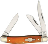 Rough Rider Stockman Orange Bone RKB301 by Rough Rider