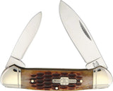 Rough Rider Canoe Amber Jigged Bone KB203 by Rough Rider