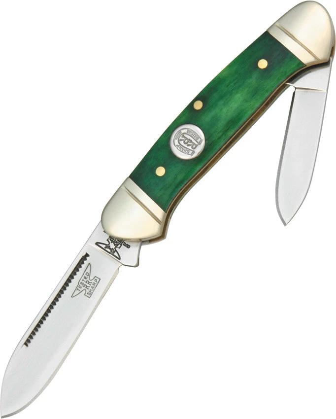 Rough Rider Mini Canoe Green Bone KB204 by Rough Rider