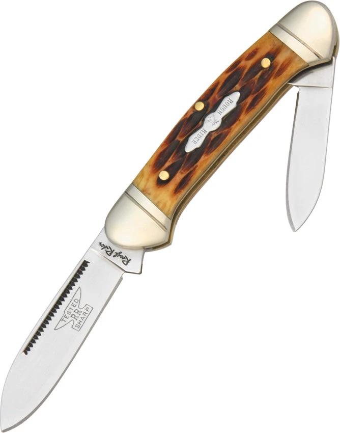Rough Rider Mini Canoe Amber Jigged KB204 by Rough Rider
