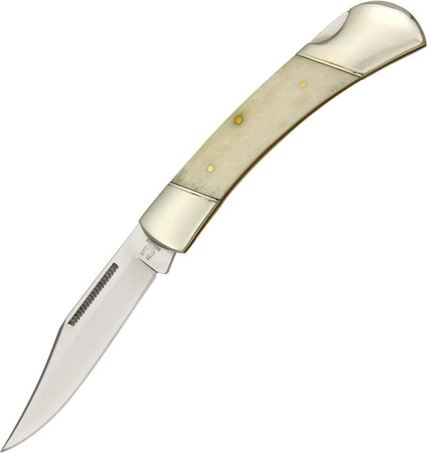 Rough Rider Folding Hunter White Bone KA01 by Rough Rider