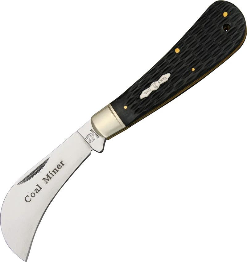 Rough Rider Hawkbill KB117 BLACK JIGGED BONE by Rough Rider