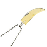 Rough Rider Bear Claw Knife KB125 Turquoise Smooth Bone - Compact EDC With 1.25in Stainless Blade And Beaded Neck Chain by Rough Rider