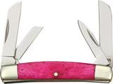 Rough Rider Tiny Congress Pocket Knife Pink Smooth Bone 2 Inch with Dual Blades For Collectors by Rough Rider