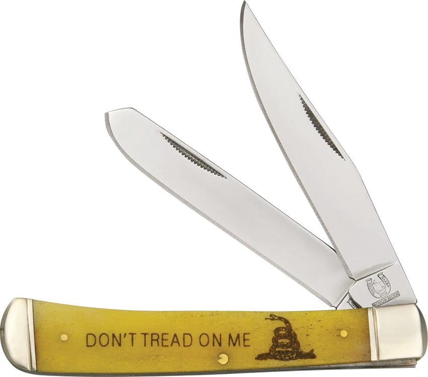 Rough Rider Trapper Don't Tread on Me KB201 YELLOW BONE by Rough Rider