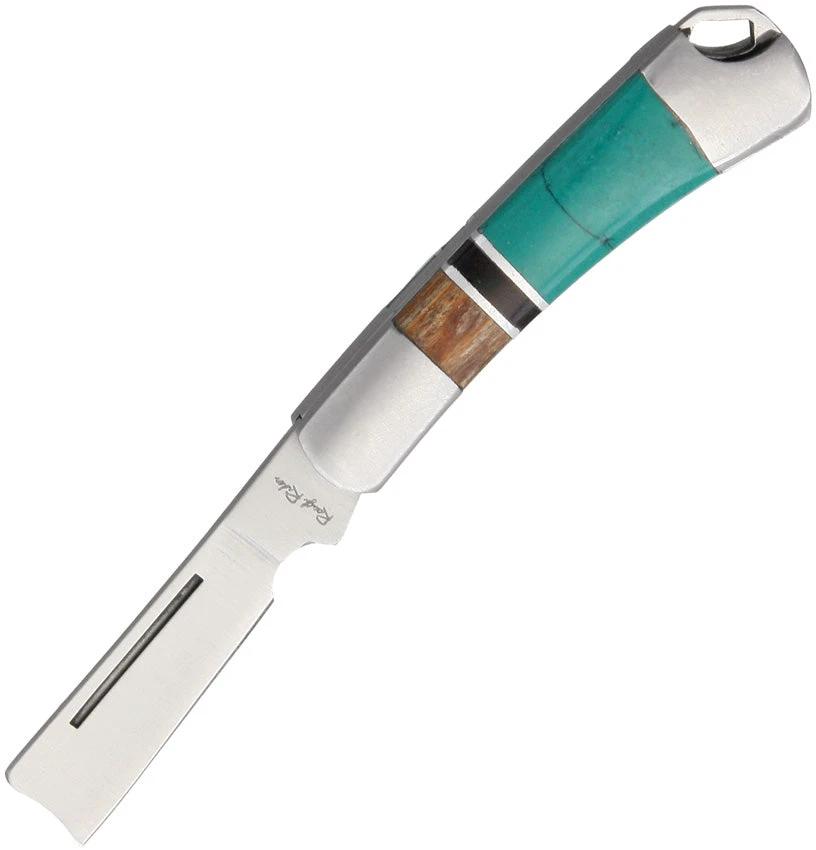 Rough Rider Turquoise Mini Razor Folder K1277R-RR1474 by Rough Rider
