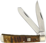 Rough Rider Trapper Rams Horn Jigged Bone KB201 RAMS HORN BONE by Rough Rider