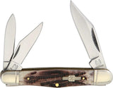 Rough Rider Whittler KB304 3.5 Inch Folding Knife Collectors Stag Bone Handle Stainless Clip Nickel Silver Bolsters by Rough Rider