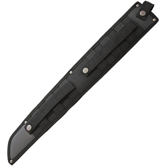 Rough Rider Combat Sword CZC03 Tanto With Stainless Black Blade And Leather Handle Belt Sheath - Ideal For Collectors by Rough Rider