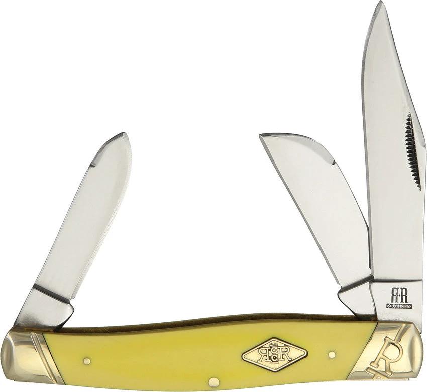 Rough Rider Stockman Carbon Yellow KB308R / RR1740 by Rough Rider