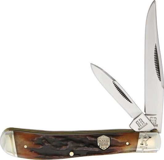 Rough Rider Trapper Brown Stag Bone MR300 REVISED by Rough Rider
