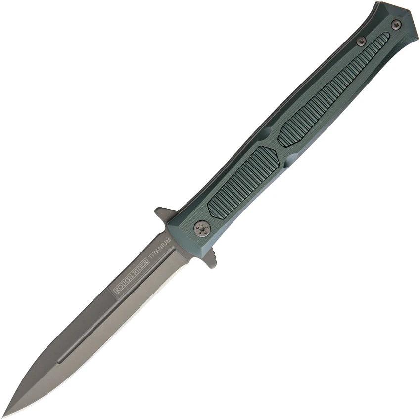 Rough Rider Stiletto Linerlock Green EM2098073 by Rough Rider