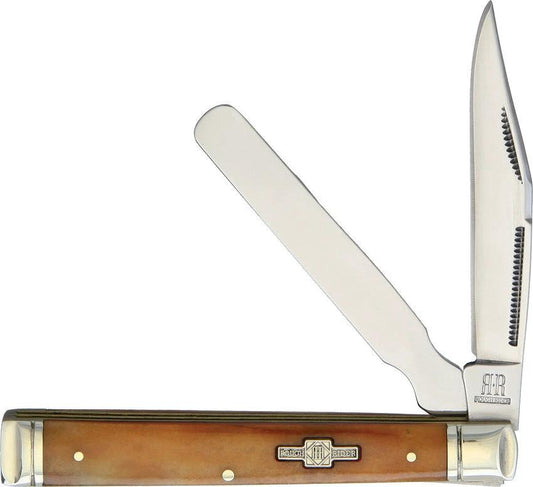 Rough Rider Doctors Knife Smooth Tobacco KB214BR /KB219 SPATULA BLADE by Rough Rider