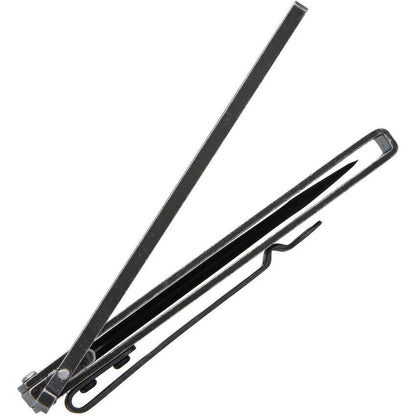 Rough Rider Swing Blade Knife RR1979 For Everyday Carry Rugged 3.75in Closed 2.5in Black Stonewash Blade by Rough Rider