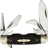 Rough Rider Kamp King KB416R Outdoor Pocket Knife With Three Point Six Three Inch Closed Blade And Bottle Opener by Rough Rider