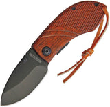 Rough Rider Linerlock Wood Folding Knife With Drop Point For Outdoor EDC Enthusiasts by Rough Rider