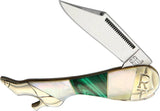 Rough Rider Small Leg Knife Malachite KB114R / RR2033 by Rough Rider