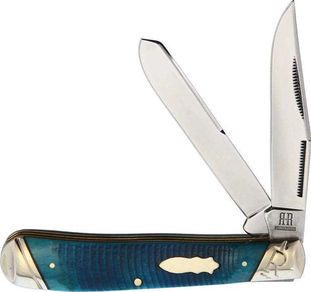 Rough Rider Black and Blue Trapper KB201R RR2115 by Rough Rider