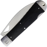 Rough Rider Pocket Chef Lockback RR2196 - 4 Inch Satin Blade With Black Micarta Handle For Everyday Carry by Rough Rider