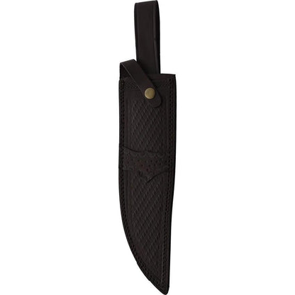 Rough Rider Wire Wrapped Bowie Knife RR2206 For Knife Collectors With Gold Wire Wrapped Handle And Satin 10.25in Blade by Rough Rider