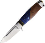 Rough Rider Fixed Blade Knife Outdoor Survivalists Resin Wood Handle 3In Satin Blade Includes Sharpening Stone by Rough Rider
