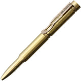 Rough Rider Bullet Pen - Brass Construction Twist Open With Pocket Clip Ideal For Outdoorsmen And Collectors by Rough Rider