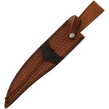 Rough Rider Vaquero Bowie Knife - 17.5 Inch Satin Blade Stag Handle D Guard Outdoor Survival by Rough Rider