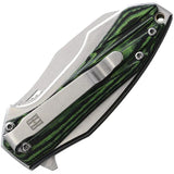 Rough Rider Bullfrog Linerlock RR2258 EDC Knife - Two Tone Stainless Blade G10 Handle by Rough Rider