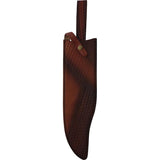 Rough Rider Bowie Knife Stainless Steel 21 Inch Full Tang Stag Bone Handle With Leather Sheath For Collectors by Rough Rider