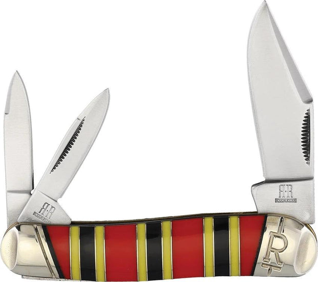 Rough Rider Whittler Coral Snake Knife Premium Twin Pen Blades 3.88 Inch Closed For Collectors by Rough Rider