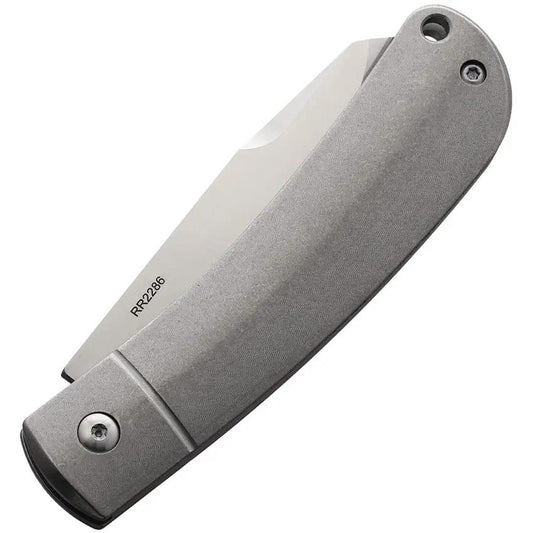 Rough Rider Apta Folder Titanium Slip Joint Knife - VG-10 Satin Blade, Lanyard Hole, EDC Ready by Rough Rider