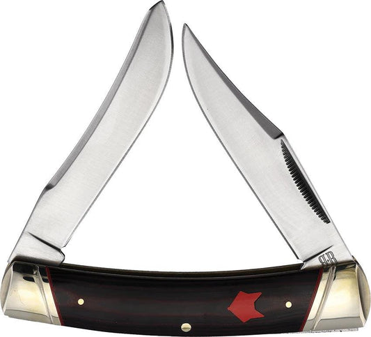 Rough Rider Large Moose Black/Red RR2293 KC016R 4.375" by Rough Rider