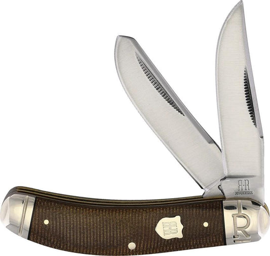 Rough Rider Sowbelly Trapper Brown Burlap KB302R-2 by Rough Rider