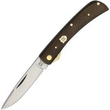 Rough Rider KD05 Pro Small Work Knife Compact 3.5 Inch Satin Blade Brown Burlap Micarta by Rough Rider