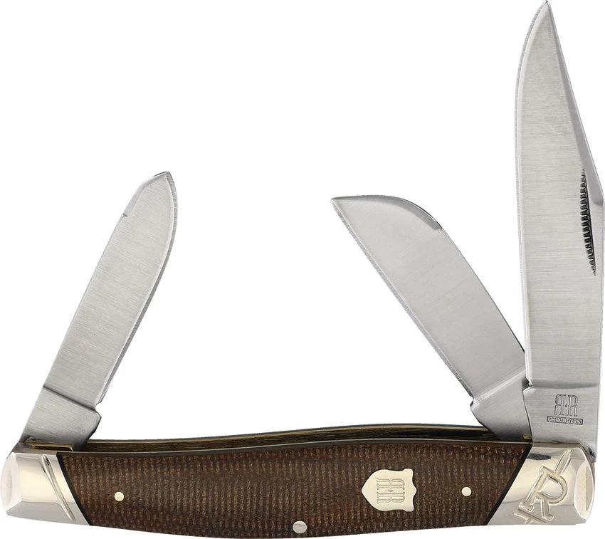 Rough Rider Stockman Brown Burlap KB308R by Rough Rider
