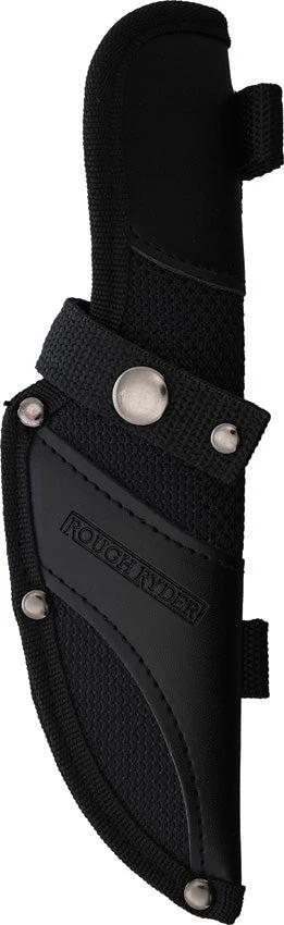 Rough Rider Tater Skin Outdoors KE19 Fixed Blade Knife 9 Inch Satin Clip Point Tang Micarta Handle With Nylon Sheath by Rough Rider
