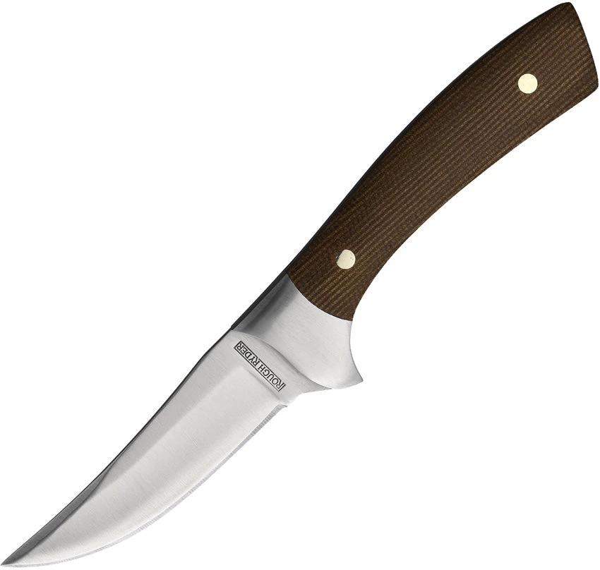 Rough Rider Wolverine KE24 Knife Outdoorsmen 7 Inch Overall 3 Inch Satin Hollow Ground Clip Point 440 by Rough Rider