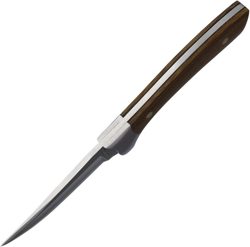 Rough Rider Wolverine KE24 Knife Outdoorsmen 7 Inch Overall 3 Inch Satin Hollow Ground Clip Point 440 by Rough Rider