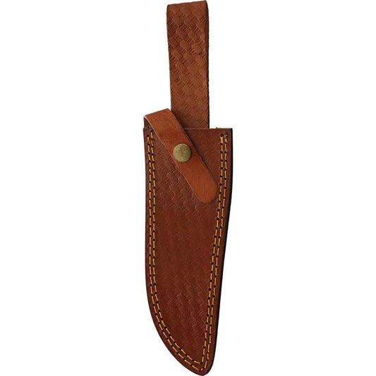 Rough Rider Premium 7 Inch Satin Bowie Knife Stainless Guard Pakkawood Handle Belt Sheath - Outdoor Adventurers Ready by Rough Rider