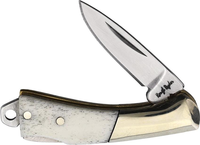Rough Rider Mini Lockback White Bone RR2458 KA46 by Rough Rider