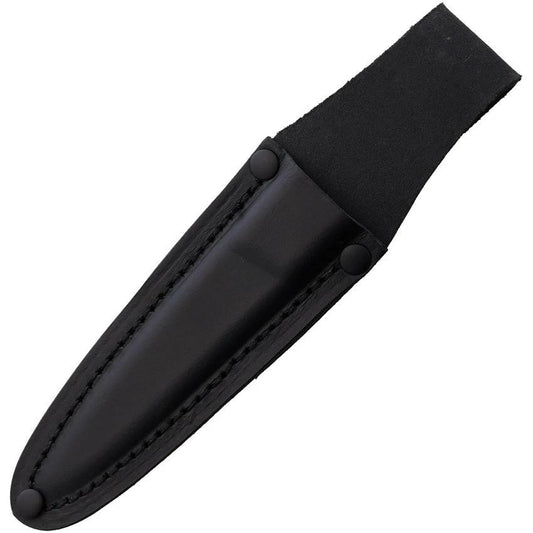 Rough Rider Stream Line Fixed Blade Knife Outdoor Enthusiasts With Appaloosa Bone Handle Full Tang Leather Belt Sheath by Rough Rider