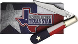 Rough Rider Texas Star Daddy Barlow Knife 5 Inch Stainless Clip Blade Red White Blue Handle Collectors Edition by Rough Rider