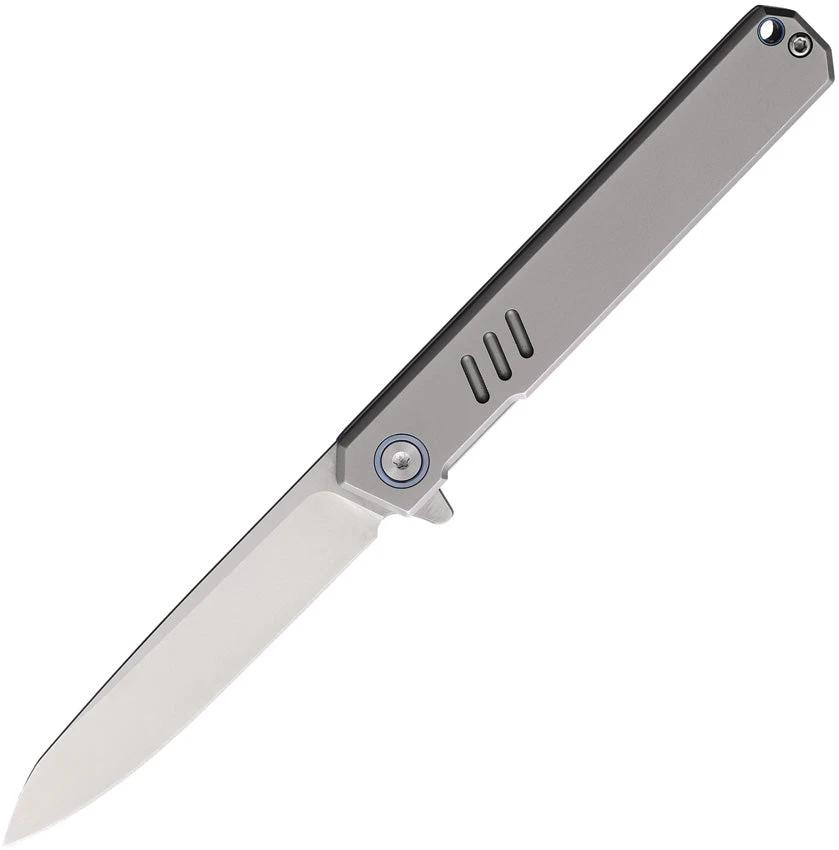 Rough Rider Linerlock D2 Folding Knife RR2516 EDC Enthusiasts With Satin Blade Bead Blast Handle Ext Tang Pocket Clip by Rough Rider