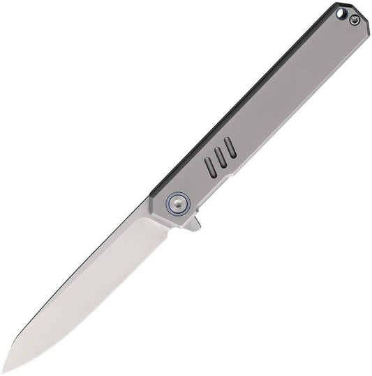 Rough Rider Linerlock D2 Folding Knife RR2516 EDC Enthusiasts With Satin Blade Bead Blast Handle Ext Tang Pocket Clip by Rough Rider