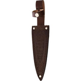Rough Rider Pine Cone Fixed Blade Knife - Satin Double-Edge 6.75 Inch Blade for Outdoor Enthusiasts by Rough Rider