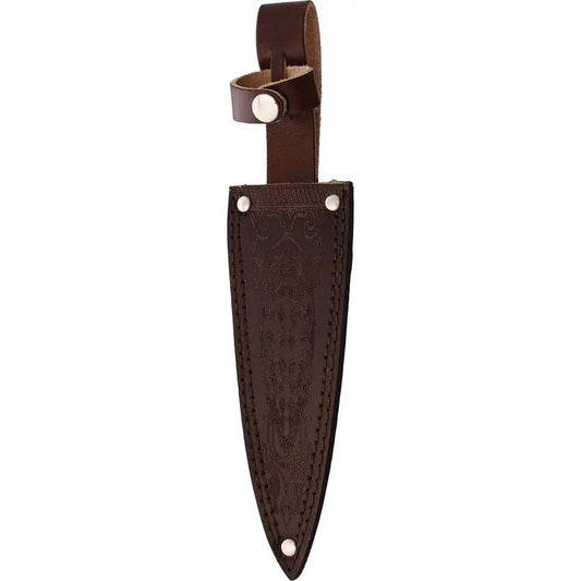 Rough Rider Pine Cone Fixed Blade Knife - Satin Double-Edge 6.75 Inch Blade for Outdoor Enthusiasts by Rough Rider