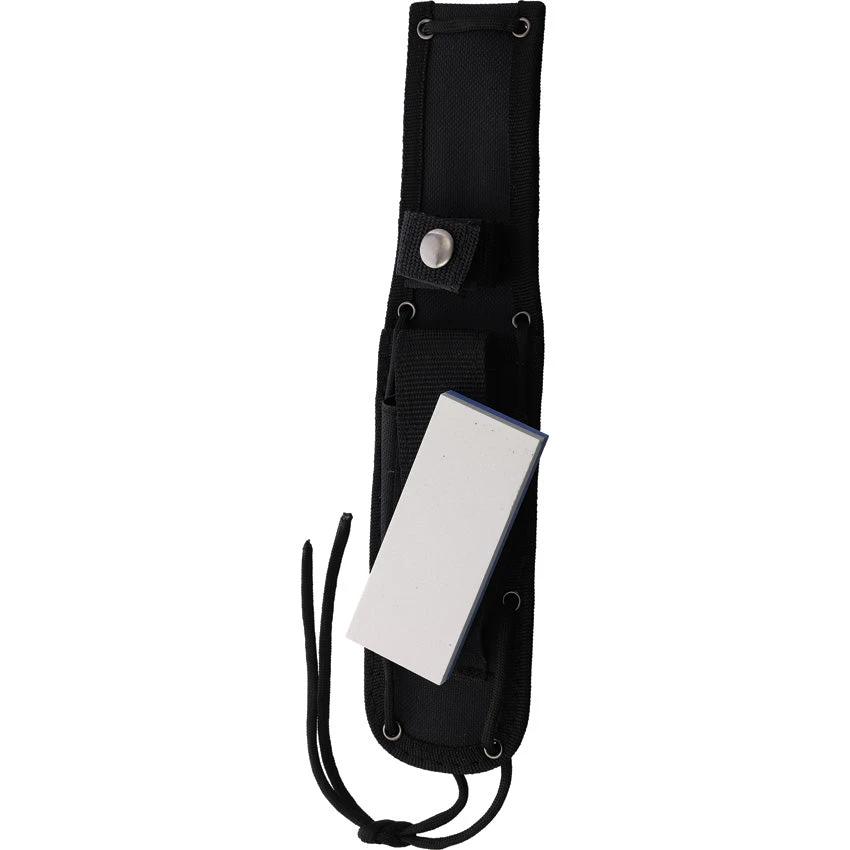 Rough Rider Fixed Blade Knife RR2533 Outdoor Survival Tool With Full Tang G10 Handle And Sharpening Stone by Rough Rider