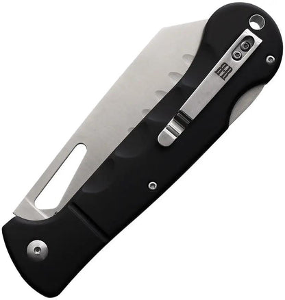 Rough Rider Sous Chef Santoku Lockback Knife 4.5 Inch Satin Blade With Pocket Clip For EDC by Rough Rider