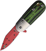 Rough Rider Angry Watermelon Liner Lock Knife Assisted Opening for EDC Enthusiasts by Rough Rider